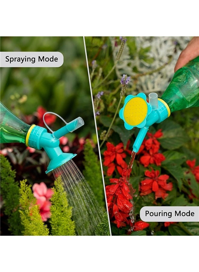 Generic 2pcs Bottle Cap Sprinkler, Dual Head Bottle Watering Spout, Bonsai Watering Can Sprinkler Head for Indoor Seedlings - Image 3