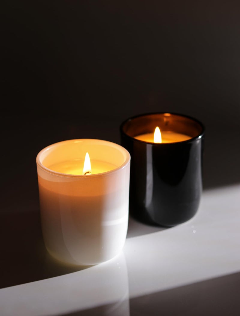 Aroparc Candle Jars for Candle Making 10oz U Shape Base Tumbler Jars for DIY, Bulk Vessel - 12 Containers +12 Metal Lids - Black - Image 3
