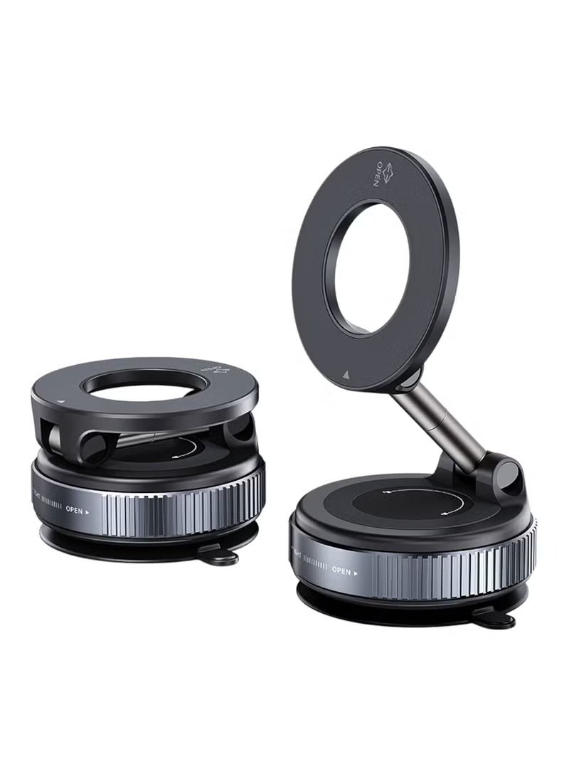 VENDIX حامل هاتف مغناطيسي دوار، قاعدة هاتف سيارة بزاوية 360° مع كوب شفط فراغ، حامل هاتف ذكي عالمي للأسطح الناعمة K009 - Image 4