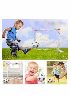 Y&D Football goal , Soccer Goals Plastic Folding Mini Football, ball Goal Post Net Set, Portable for Kids Backyard, Sport Indoor Outdoor Games  - Image 5