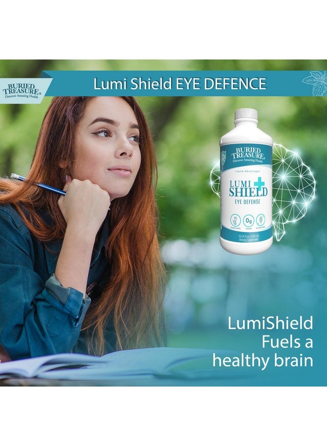 بيريد تريجر مكمل غذائي سائل LumiShield Plus من Buried Treasure بنكهة النعناع، 16 أونصة لدعم صحة العين - Image 5