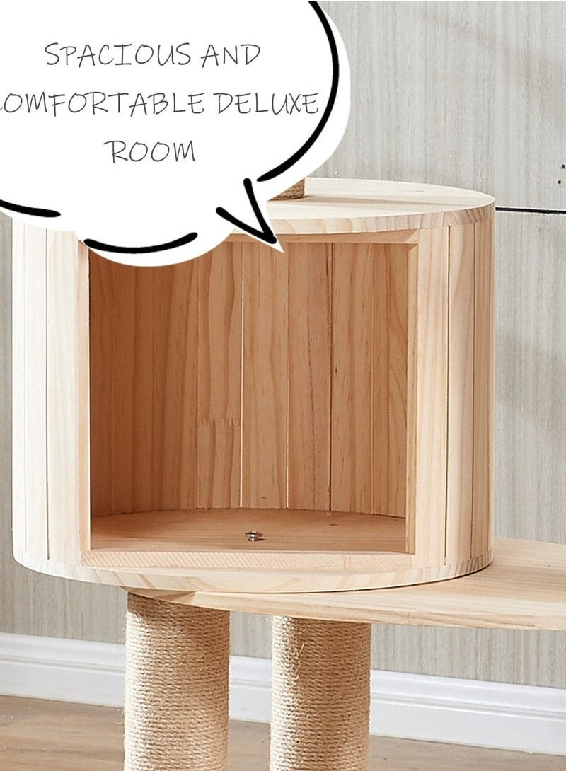 XiuWoo Cat Tree Cat Villa Cat Nest Cat Climbing Frame Cat House - Image 4