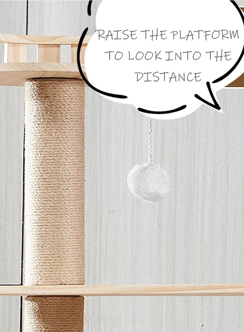 XiuWoo Cat Tree Cat Villa Cat Nest Cat Climbing Frame Cat House - Image 5