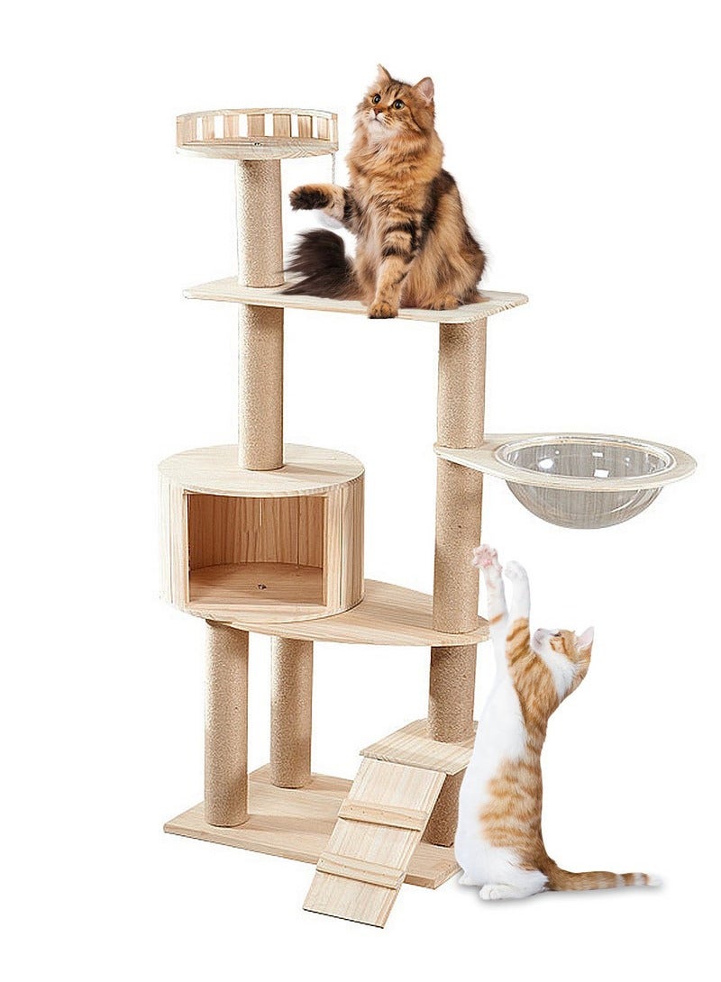 XiuWoo Cat Tree Cat Villa Cat Nest Cat Climbing Frame Cat House - Image 2