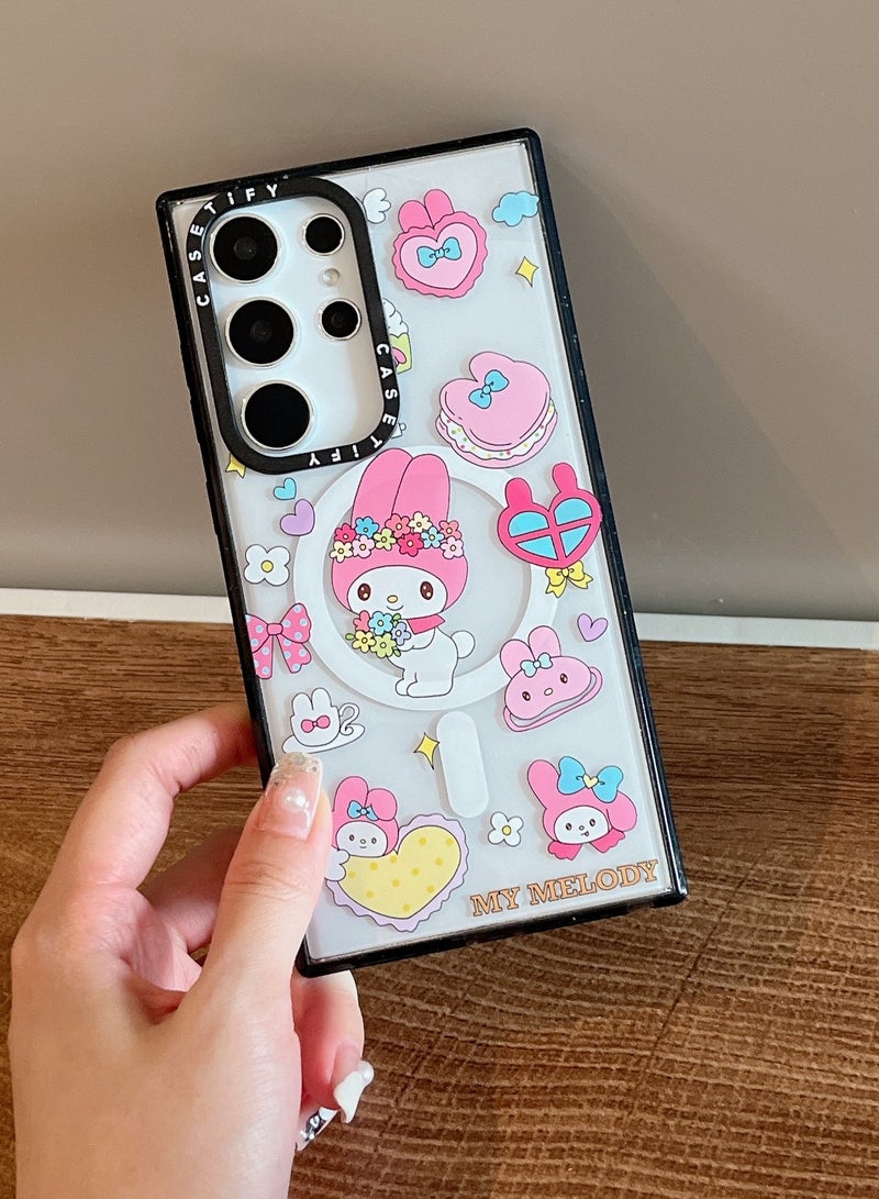 Casetify For Samsung Galaxy S22 Ultra Magnetic Phone Case Melody Pattern Cover - Image 2