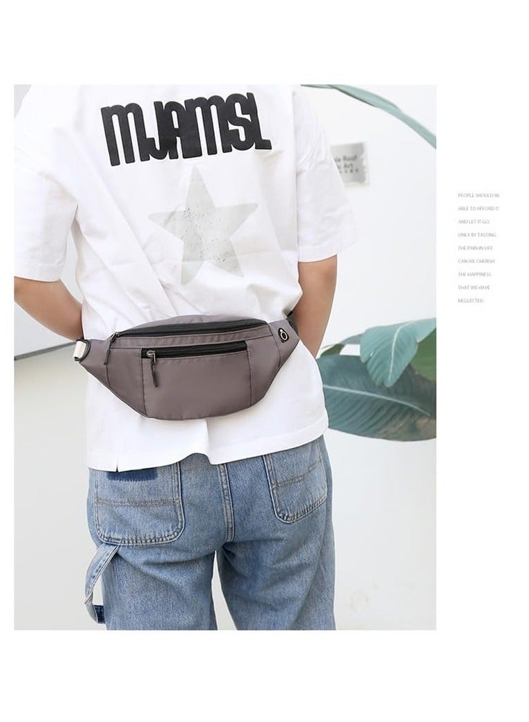 CMGTYYD. حقيبة خصر، حقيبة ظهر رجالية خفيفة الوزن، حقيبة صدر متعددة الاستخدامات، مناسبة للأنشطة الخارجية، مثل السفر والجري والمشي لمسافات طويلة وركوب الدراجات والتخييم (بنفسجي فاتح). - Image 3