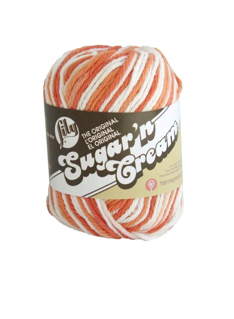 Generic Lily Sugar'n Cream Yarn - Ombres Poppy  - Image 2