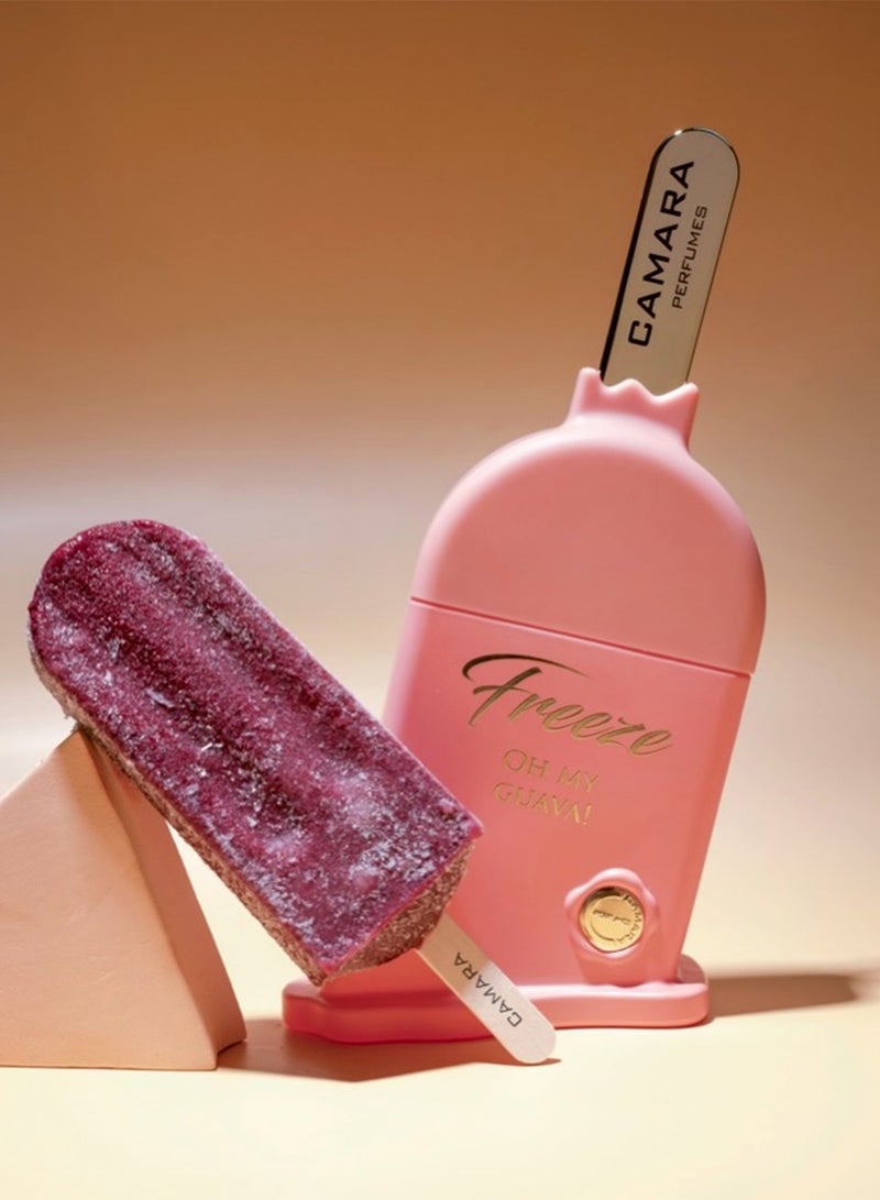 Camara Freeze Oh My Guava by Camara Perfumes Eau de Parfum 90ml Unisex | Long-Lasting Floral Fruity Gourmand Perfume with Guava, Coconut Water & Vanilla - Image 1