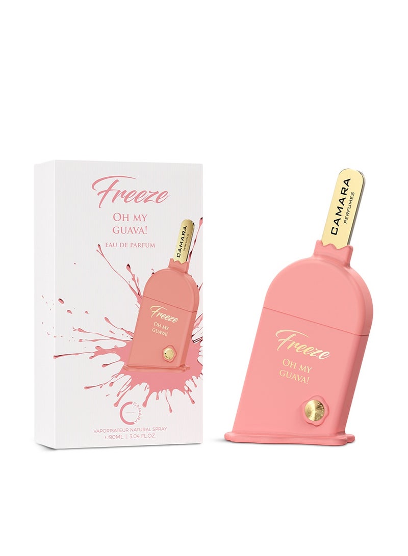 Camara Freeze Oh My Guava by Camara Perfumes Eau de Parfum 90ml Unisex | Long-Lasting Floral Fruity Gourmand Perfume with Guava, Coconut Water & Vanilla - Image 5