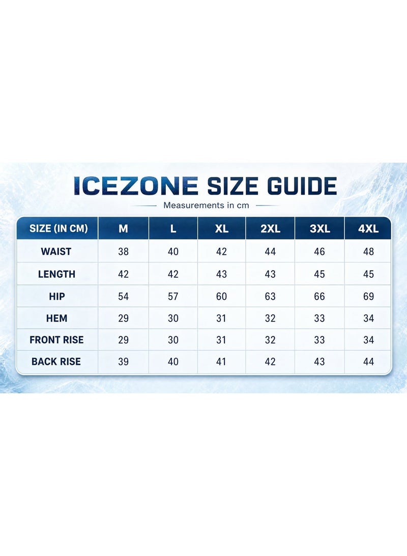 IceZone Men's 2 Piece Matching Set, Blue Shark Print Shirt and Shorts - Image 5