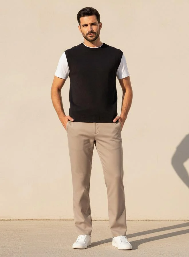 سبلاش فيڤ Men Crew Neck Sleeveless Sweater