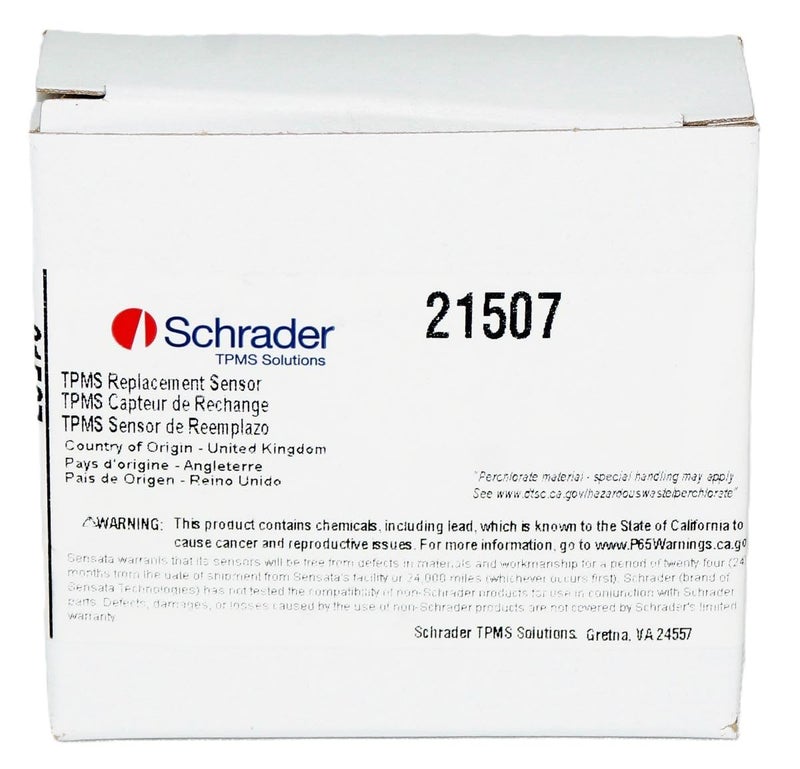 Schrader TPMS Solutions Schrader 21507 Snap-in OE Replacement Tire Pressure Monitoring System (TPMS) Sensor - GMC, Chevrolet, Buick, 13586335, 15254101, 15922396, 20923680 (Replaces 20153)(Pack of 1) - Image 2