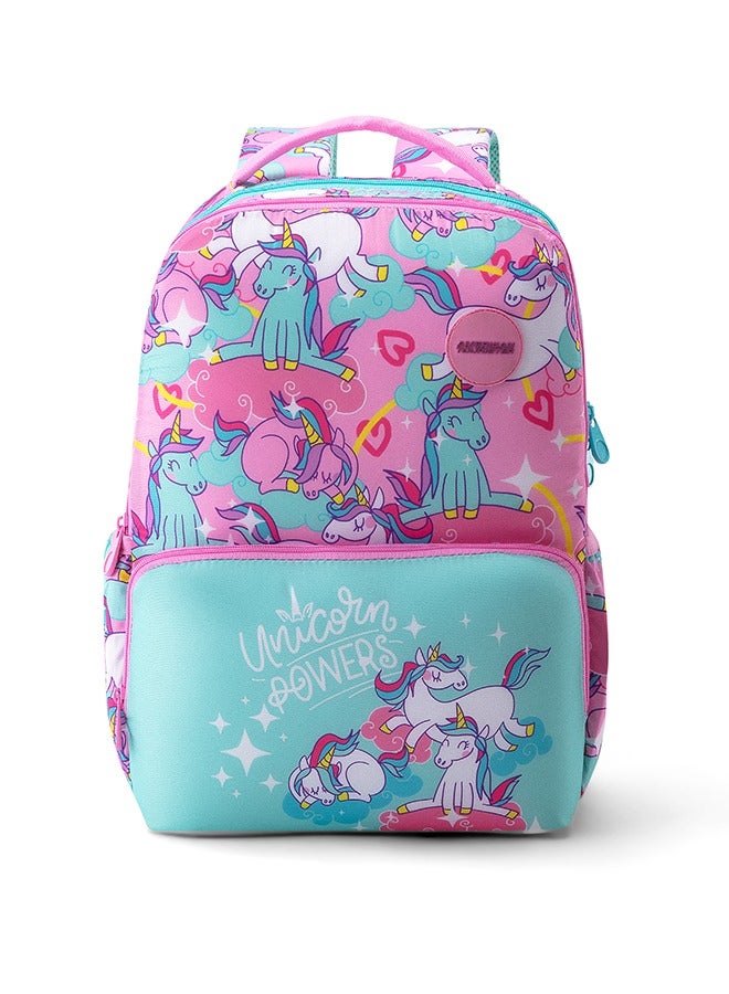 AMERICAN TOURISTER Diddle + Backpack 01 24L Capacity, Polyester, Lavender|Front Storage Pocket|Lightweight|Ergo Back & Shoulder|Bottle Holder - 1 Year International Warranty - Image 1