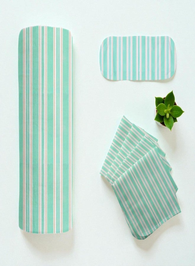 NEW COMERS Baby Muslin Cloth Set | 6 Pcs Double Layered Pure Cotton Swaddle Wrap | Soft & Absorbent Baby Burp Cloth & Reusable Washcloth Towels, White (SBW_07) - Image 1