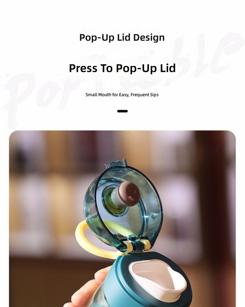 FUGUANG Summer Tritan Leakproof Anti-Shock Water Bottle with Tea Infuser - Creative Mini Pocket Cup for Students - Image 4