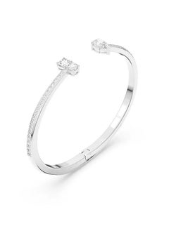 General Attract Rhodium Plated Cuff Bracelet  - Image 4