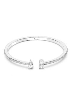 General Attract Rhodium Plated Cuff Bracelet  - Image 1