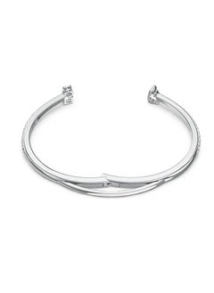 General Attract Rhodium Plated Cuff Bracelet  - Image 3