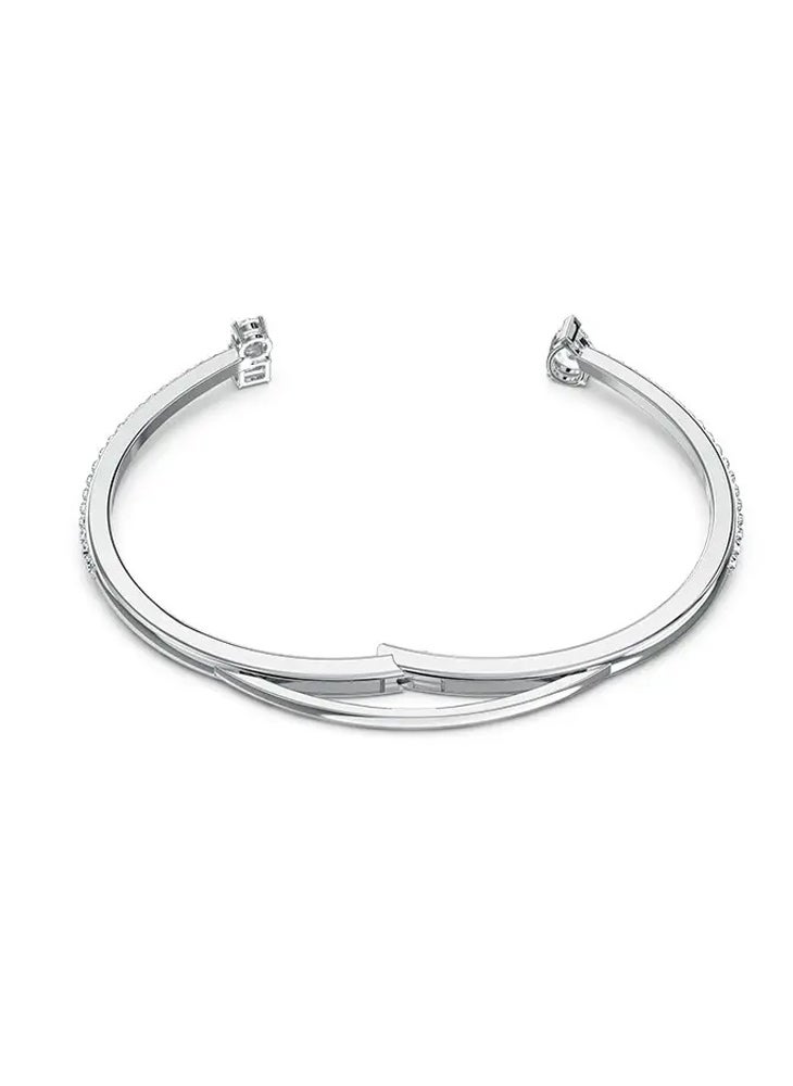 General - Attract Rhodium Plated Cuff Bracelet - Image 1