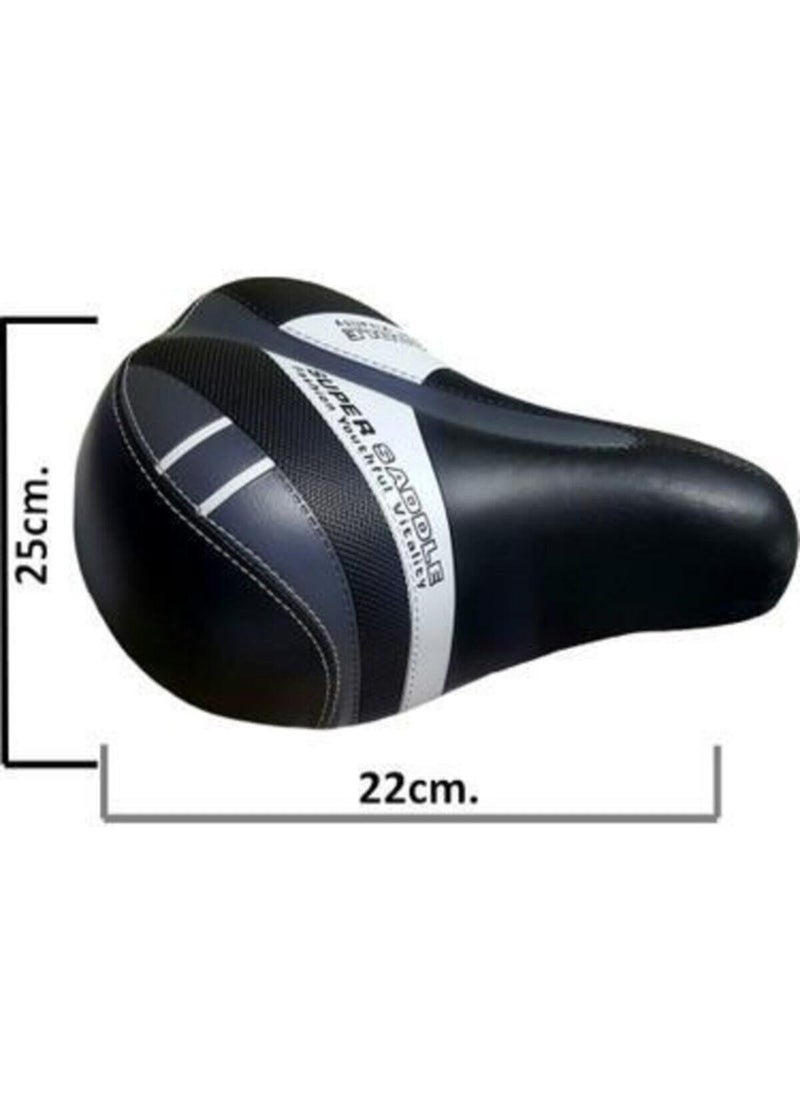 Soft Wide Spring Bicycle Saddle Soft, Comfortable [265X220] - pzsku/Z5C983D635B1123B7951DZ/45/_/1737230976/170c0953-fd61-4b83-9042-25b96ee0fcc4