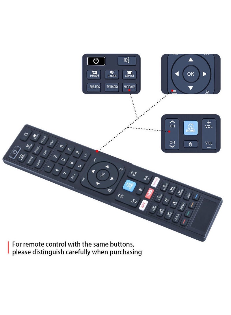Dansat Replacement Remote Control For Dansat Gvc Pro Super General Jvc Telezone Smart Lcd Led Tv  - Image 5