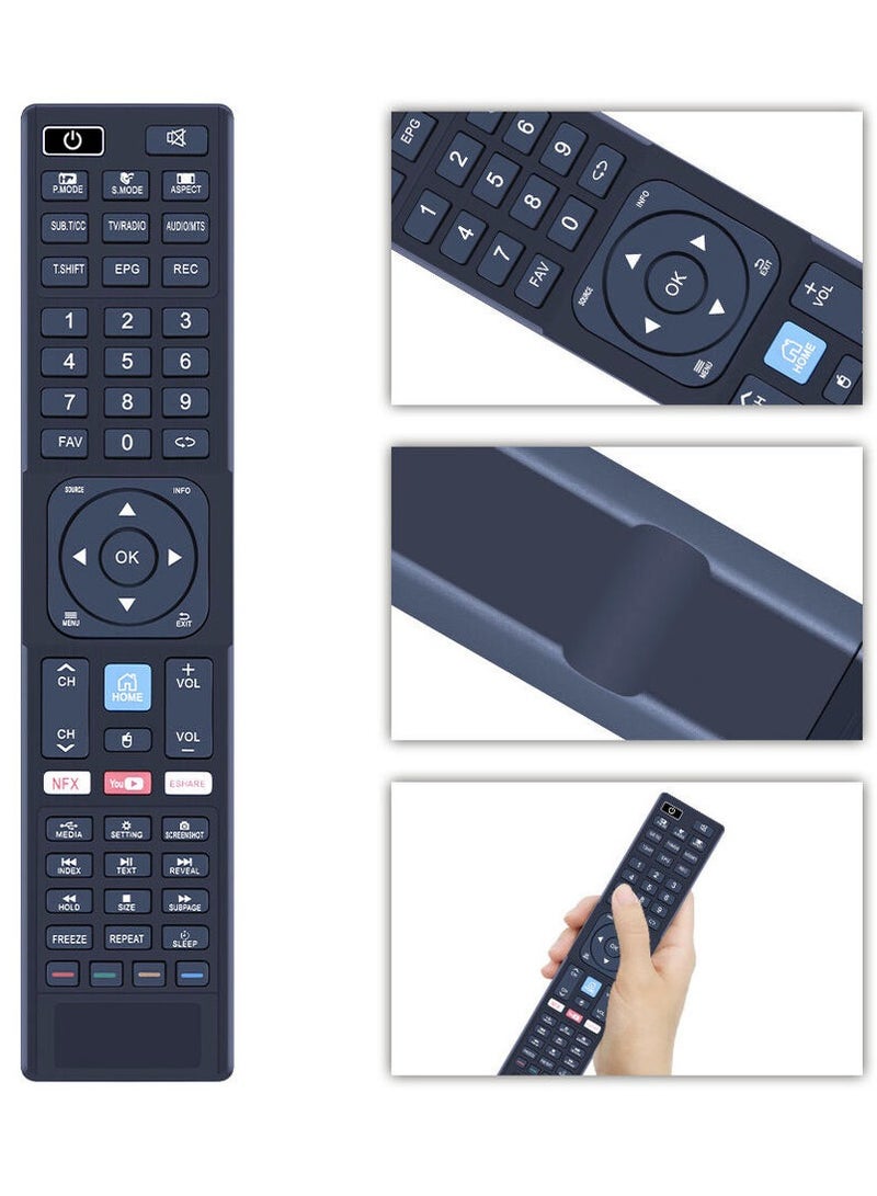 Dansat Replacement Remote Control For Dansat Gvc Pro Super General Jvc Telezone Smart Lcd Led Tv  - Image 2