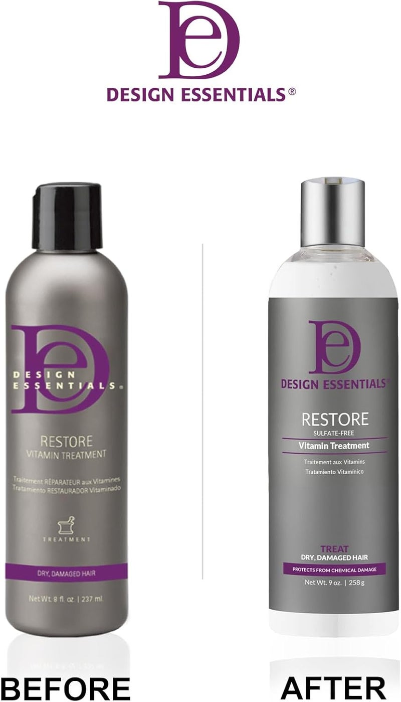 Design Essentials Restore Vitamin Treatment for Dry Damaged Hair - Image 3