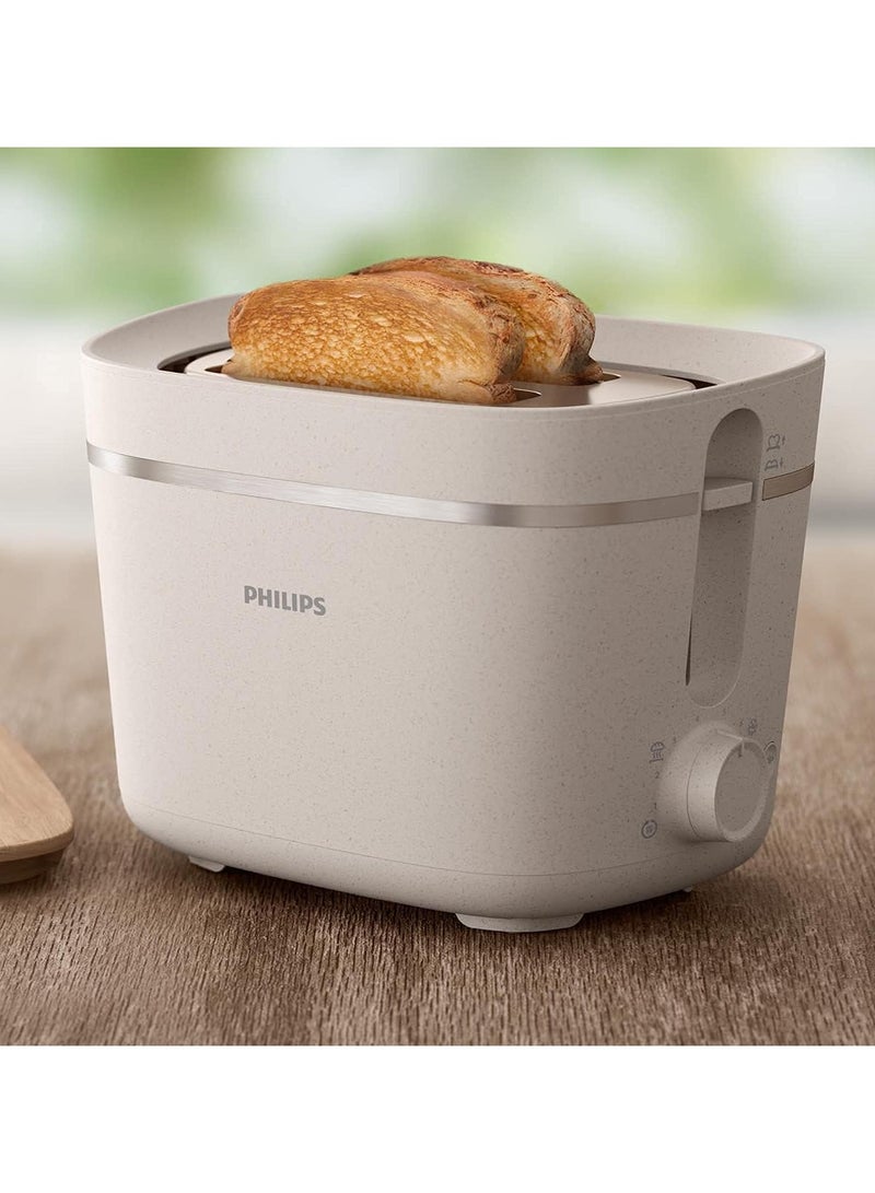 Philips hue Eco Conscious Edition Breakfast Set – Kettle and Toaster 5000 Series, 100% Bio-Based Plastics*, Silk White Matt Finish, Sustainable Design, Efficient Performance  - Image 2