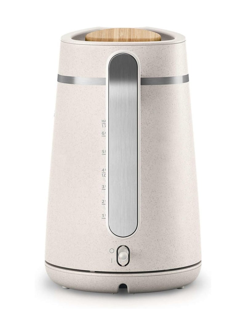 Philips hue Eco Conscious Edition Breakfast Set – Kettle and Toaster 5000 Series, 100% Bio-Based Plastics*, Silk White Matt Finish, Sustainable Design, Efficient Performance  - Image 3