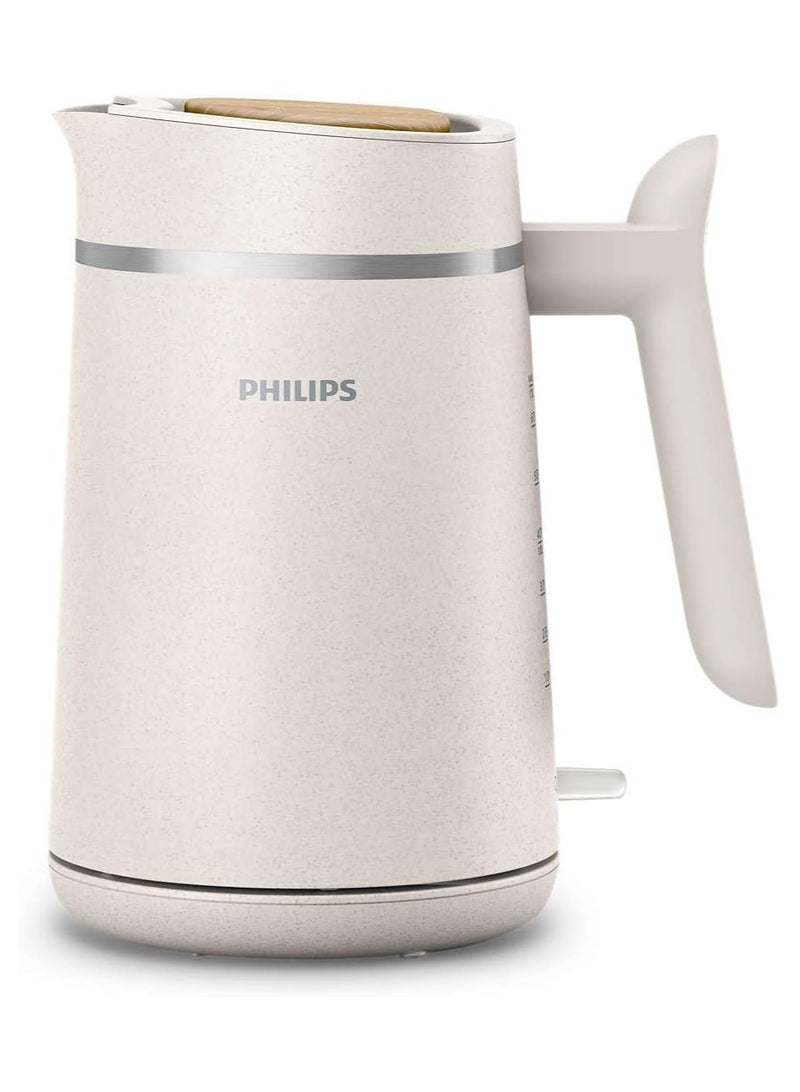 Philips hue Eco Conscious Edition Breakfast Set – Kettle and Toaster 5000 Series, 100% Bio-Based Plastics*, Silk White Matt Finish, Sustainable Design, Efficient Performance  - Image 4