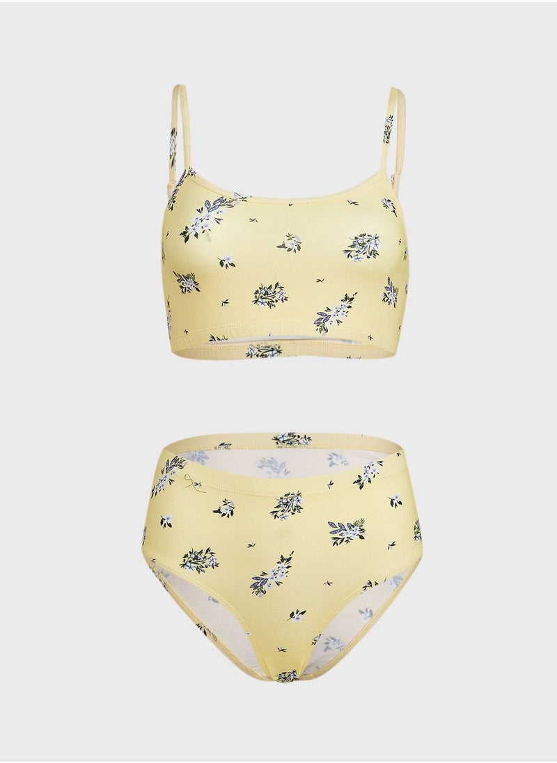 Wednesdays Girl - Bralet And High Waist Briefs Set - Image 1