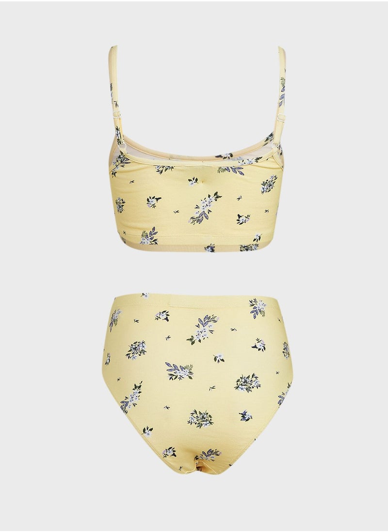 Wednesdays Girl - Bralet And High Waist Briefs Set - Image 1