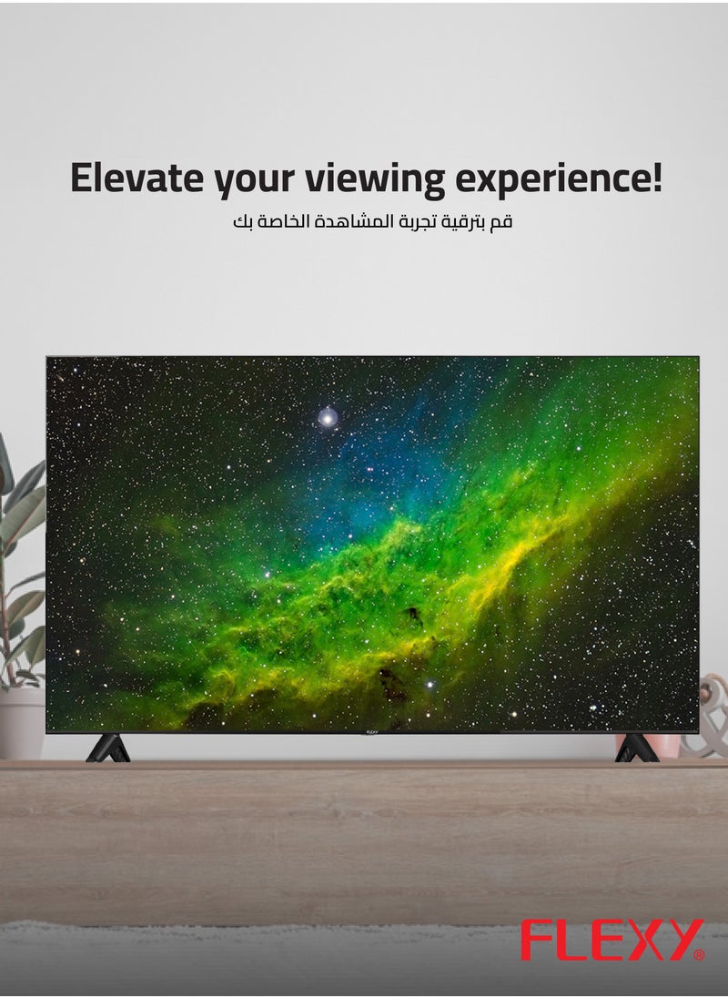 فليكسي تلفزيون LED مرن مقاس 32 بوصة بدون إطار - HD 1366x768، حامل مجاني على الحائط، مشاركة توصيل، مدخل HDMI وUSB مزدوج، نسبة ديناميكية 5000:1، زاوية عرض 176 درجة، OSD متعدد اللغات، ضمان لمدة عامين  - Image 5