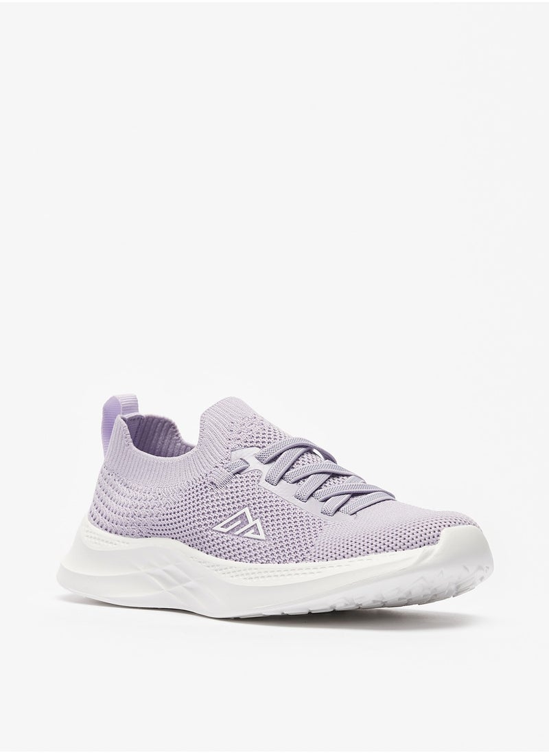 Oaklan by Shoexpress - Girls Solid Slip On Sports Shoes with Lace Detail and Pull Tabs - Image 1