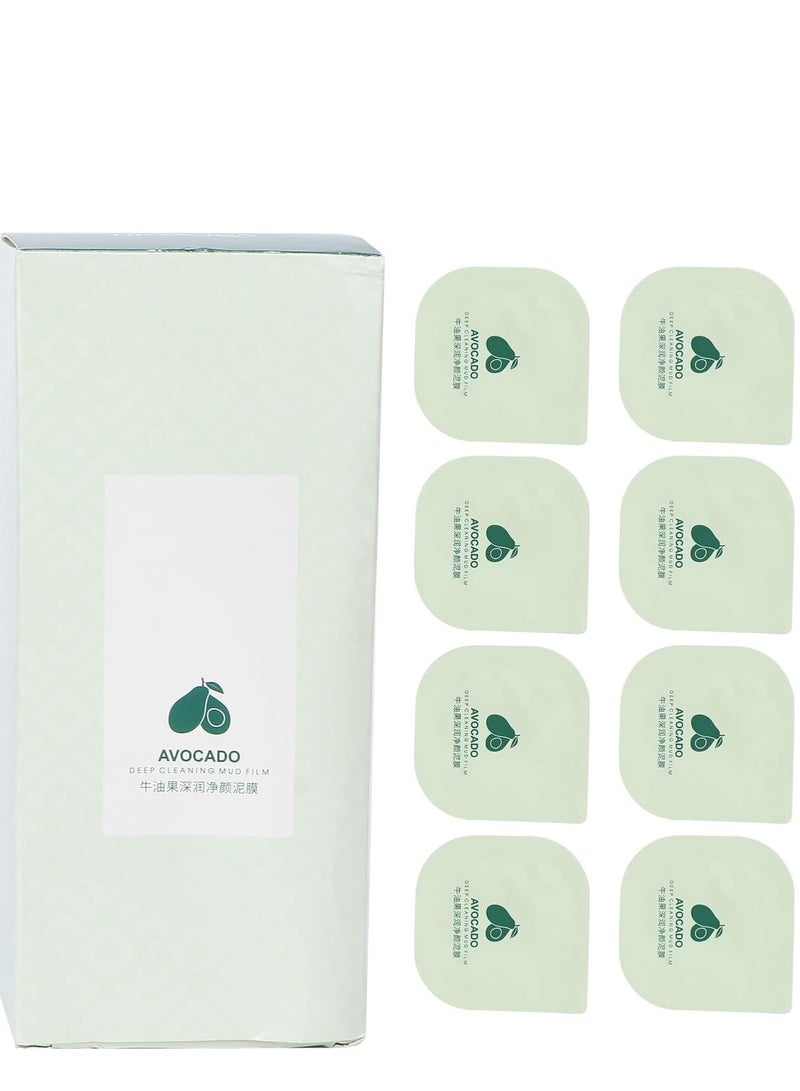 BIOAOUA 8 Pods Clay Facial Mask Set, Avocado Clay Mask Set, Facial Mask for Oil Control, Deep Cleaning, and Radiant Skin, Clay Face Mask Deep Pore Cleansing Acne Blackhead for Men & Women - Image 5