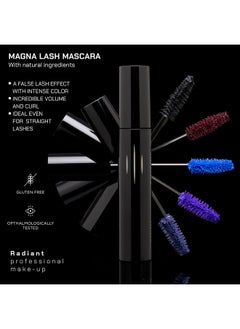 RADIANT PROFESSIONAL MAKE UP / HELLENICA Radiant Professional Mascara Volume and Length - Volume & Curl Mascara for Older & Younger Women - Mascara Volume & Length Enhances - Lengthening Mascara 0.43 ounces (05 Midnight Blue)  - Image 2