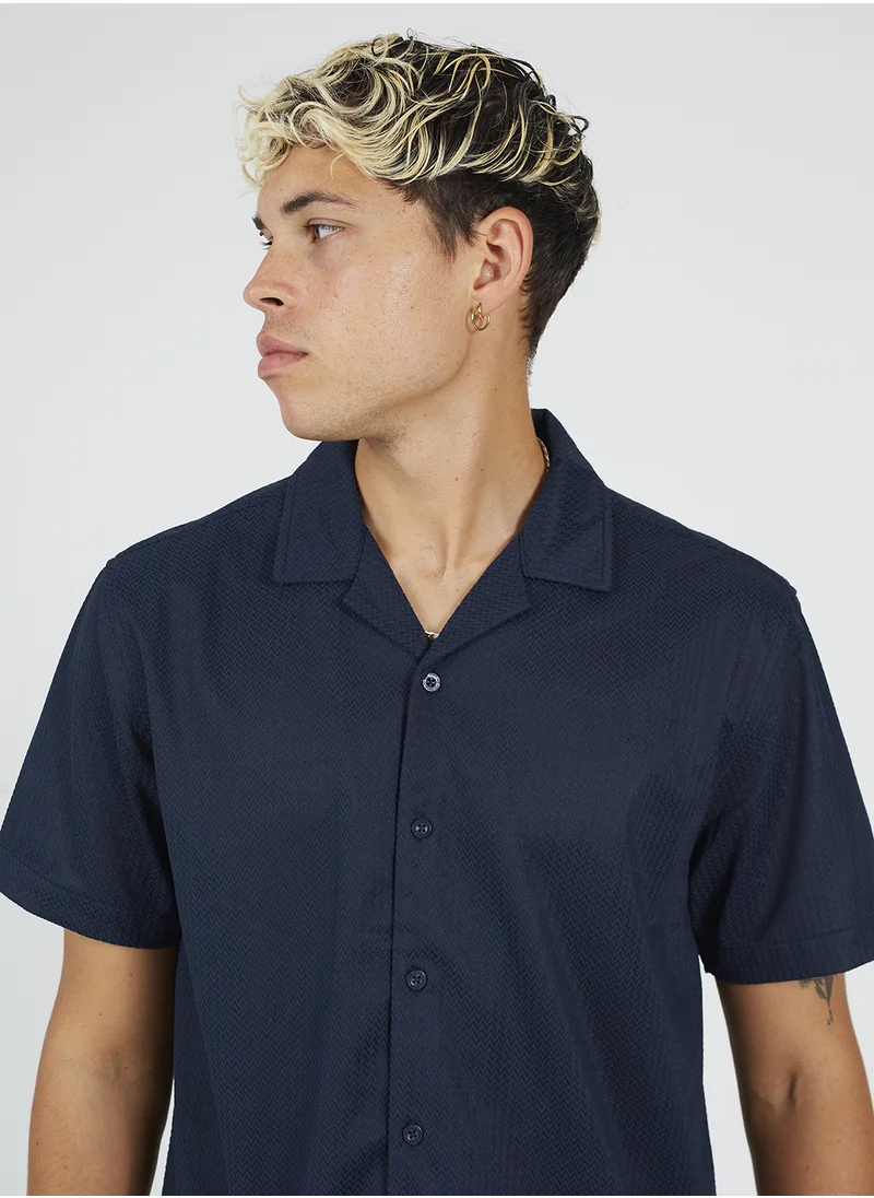 برايف سول Causal Short Sleeve Shirt