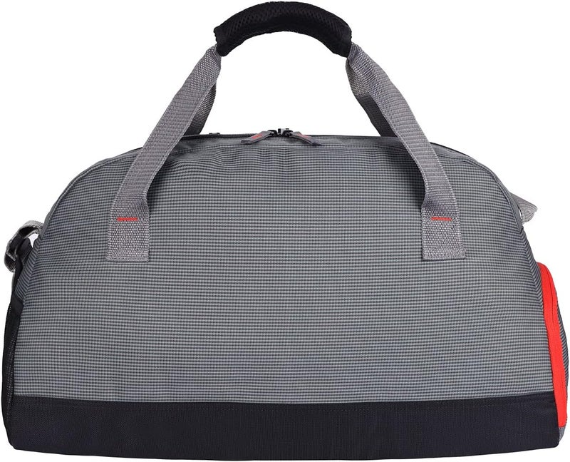 Gear Yoga 30L Medium Water Resistant Travel Duffle Bag/Gym Bag/Sports Duffle for Men/Women(Grey-Black-Orange) - Image 4