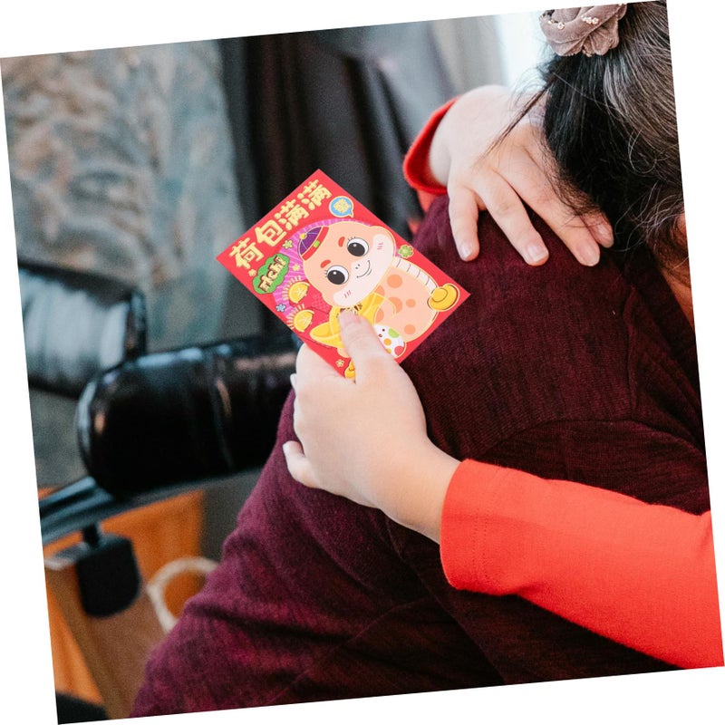 36 Pcs Chinese Red Envelopes Adorable Cartoon Design For Lunar New Year Money Gifts - Image 5