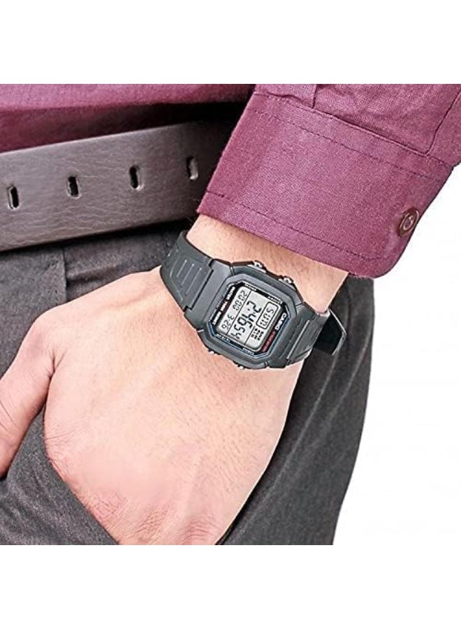 CASIO Men Resin Digital Quartz Watch W-800HG-9AVDF - Image 5