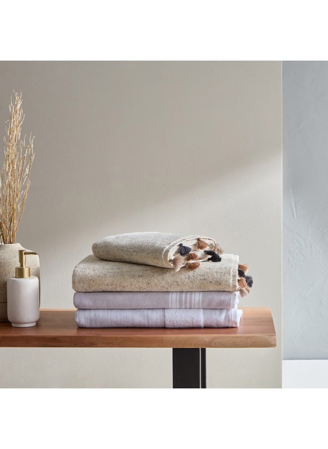 Home Box Opulence Bianca Face Terry Turkish Cotton Bath Towel 140 x 70 cm  - Image 4