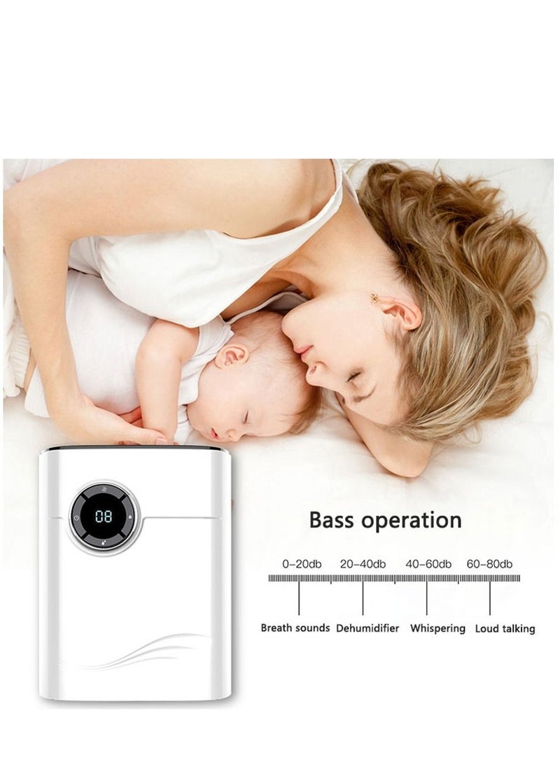 Arabest Dehumidifier Home Dehumidifier Small Dehumidifier Moisture Absorption Dehumidification Drying Machine White  - Image 2