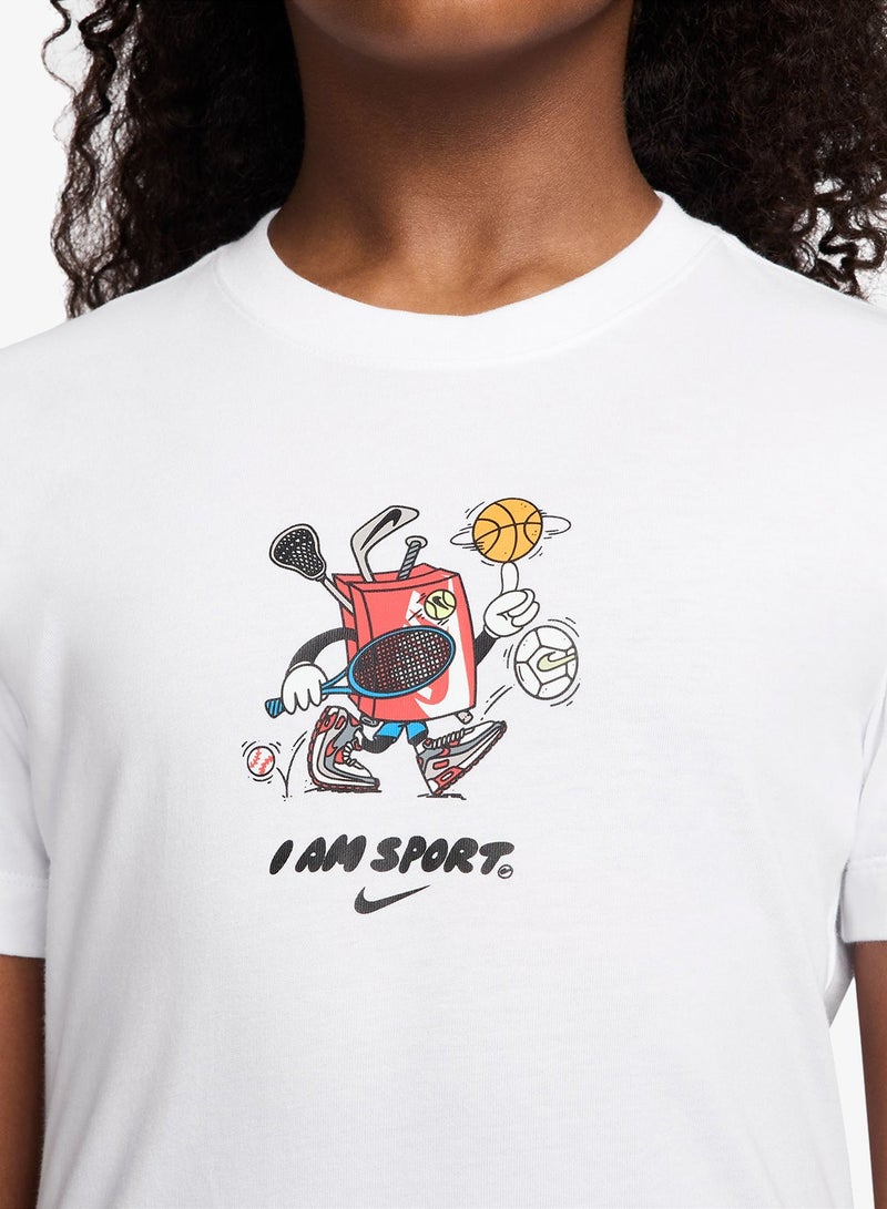 نايكي تيشيرت بوكسي شبابي - Image 3