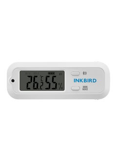 INKBIRD INKBIRD Thermometer and Hygrometer Bluetooth Smart Sensor ITH-12S Thermo-hygrometer Small Temperature Humidity Monitor 98ft/30m Connecting Accurate Record Readings APP Monitor  - Image 1
