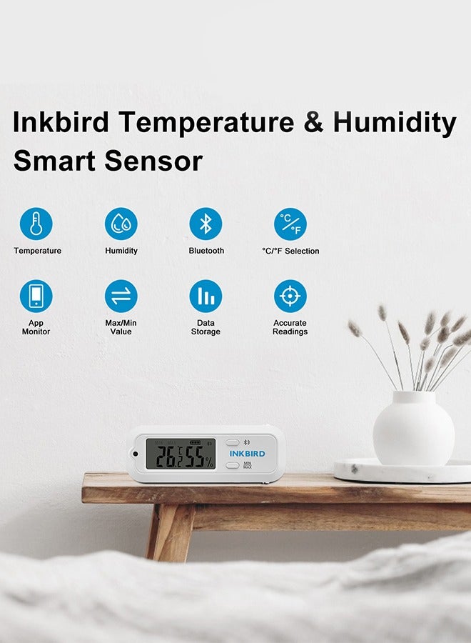 INKBIRD مستشعر الحرارة والرطوبة الذكي بلوتوث INKBIRD ITH-12S - Image 3