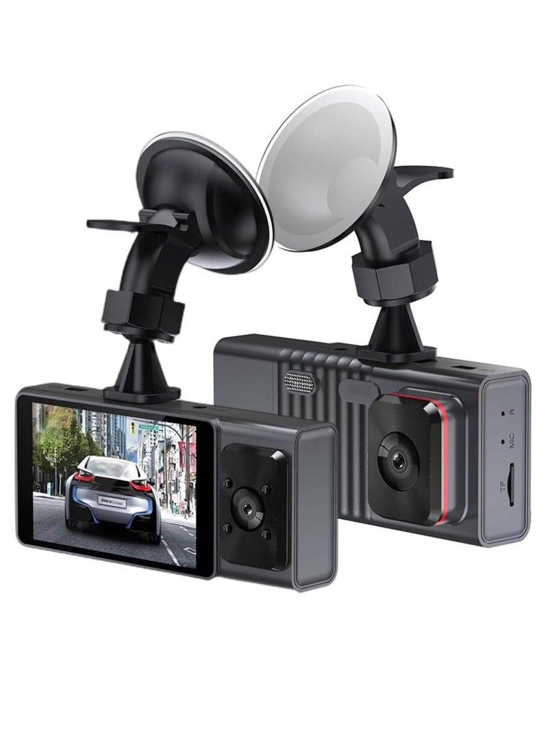 Excefore - Dash Cam with WiFi 1080P Prime Deals of The Day Today Only Two Lens Dashboard Car Cameras Dash Camera for Cars HD Nightc Vision/G Sensor/Parking Monitor/Loop Recording/Reverse Image, Support 128GB Max - Image 1