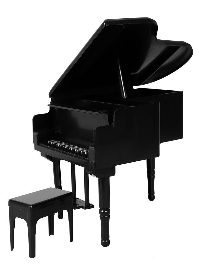 IMIKEYA 1/12 Miniature Grand Piano: Realistic Mini Piano Model Mini Musical Miniature Accessory Realistic Dollhouse Decor Collectible Model for Dollhouse Displays and DIY Projects (Black) - Image 1