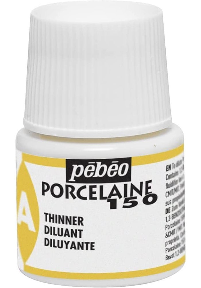 Pebeo Porcelaine 150 China Paint Thinner, 45 ml Bottle for Ceramic and Porcelain Art - Image 1