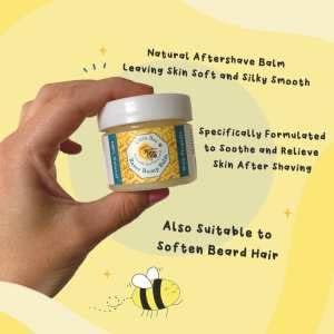 Ultra Bee 100 Natural Aftershave Razor Bump Balm 50ml - Image 3