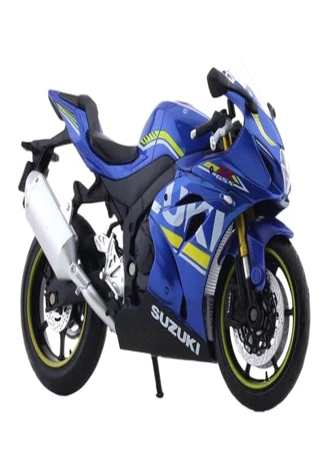 MSZ Suzuki GSX R1000 1:12 Scale Licensed Diecast Metal Bike (Blue) - Image 2